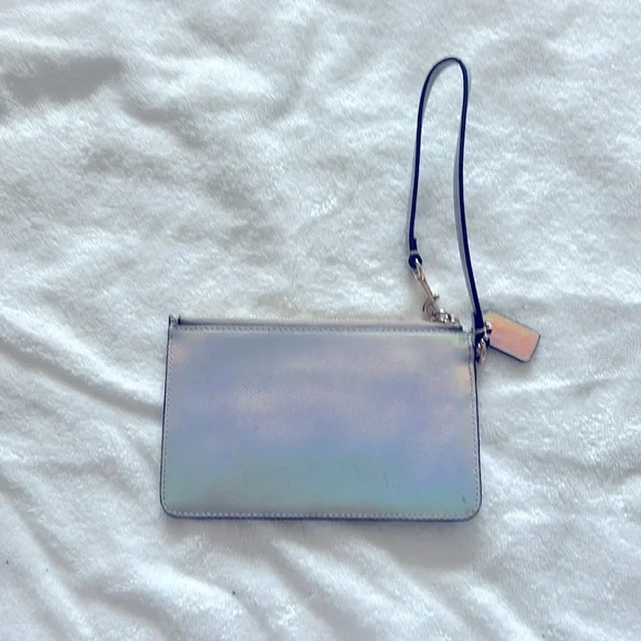 Chrome Coach Wristlet - Picture 3 of 6
